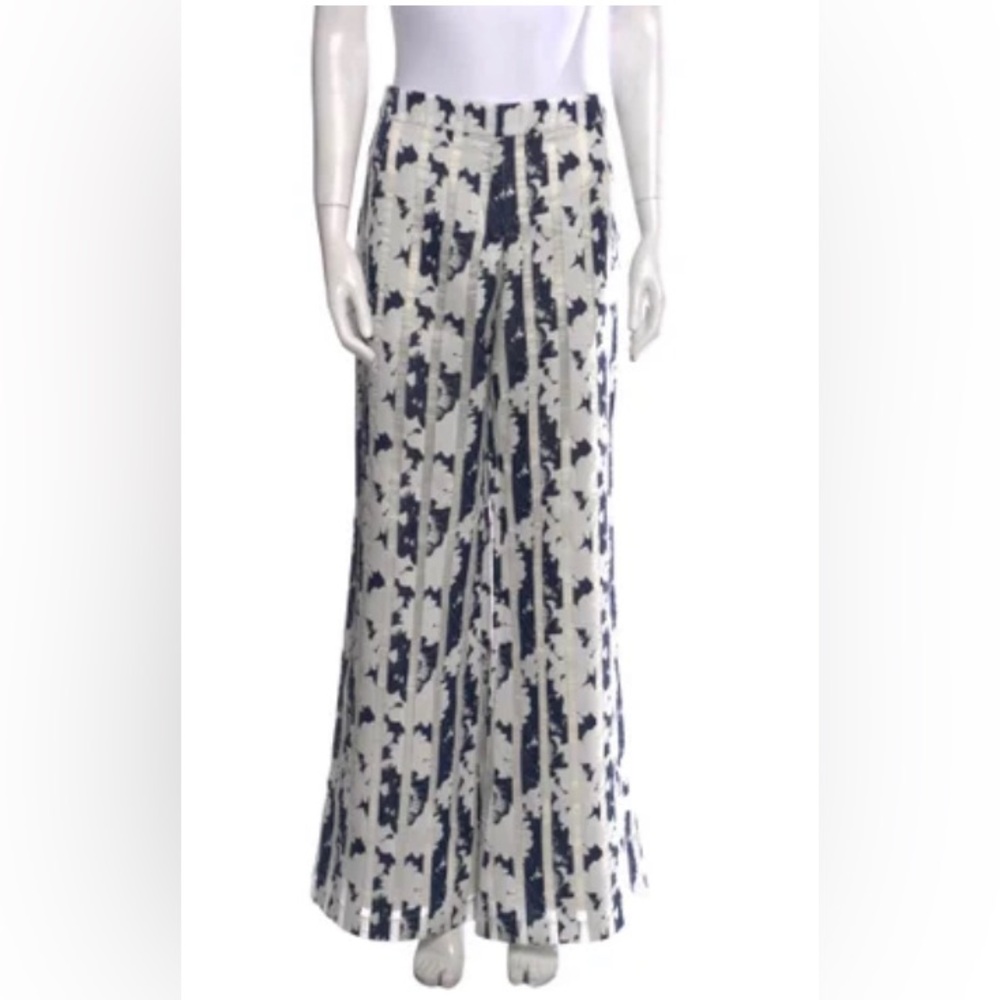 ALEXIS floral print wide leg pants